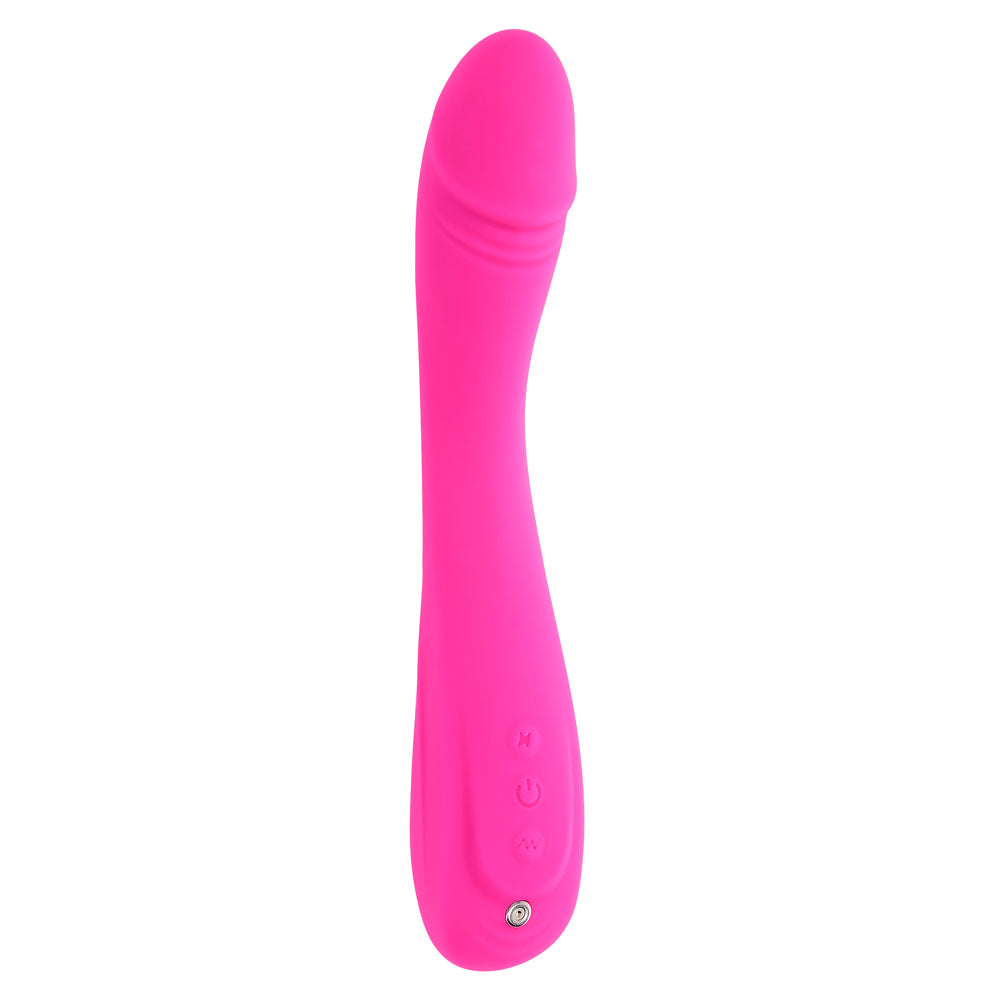 Evolved SUGAR RUSH - Pink 21.6 cm USB Rechargeable Vibrator - Naughty by Nature Adult Store