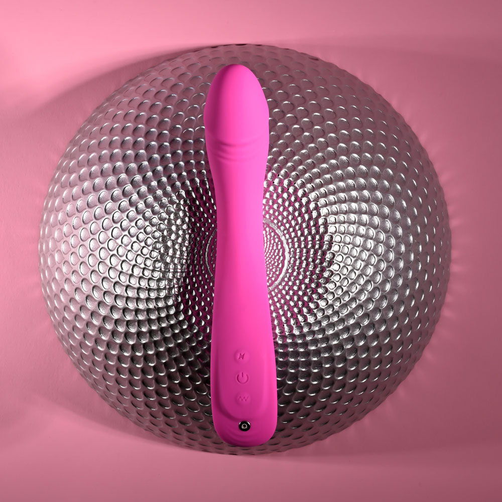 Evolved SUGAR RUSH - Pink 21.6 cm USB Rechargeable Vibrator - Naughty by Nature Adult Store