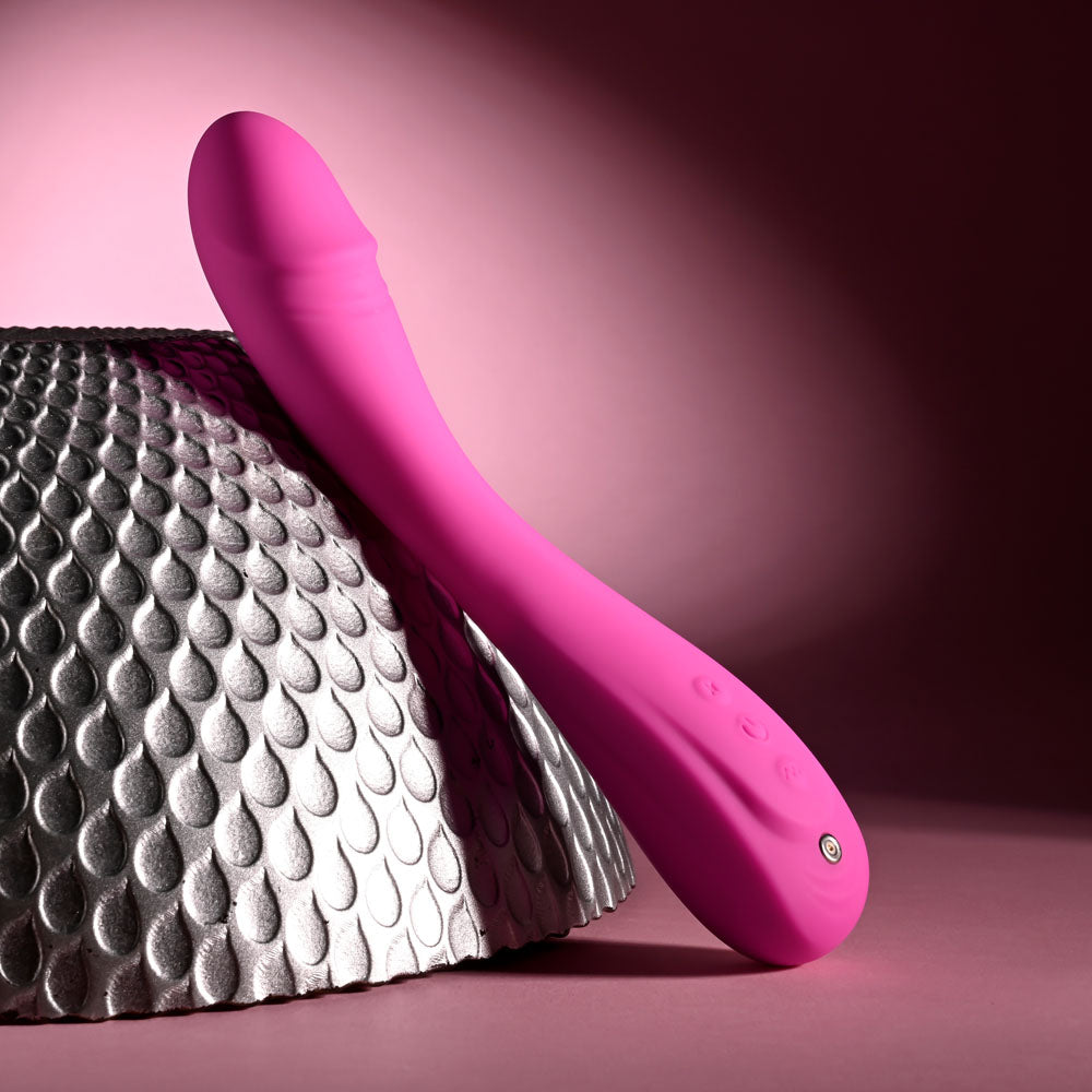 Evolved SUGAR RUSH - Pink 21.6 cm USB Rechargeable Vibrator - Naughty by Nature Adult Store