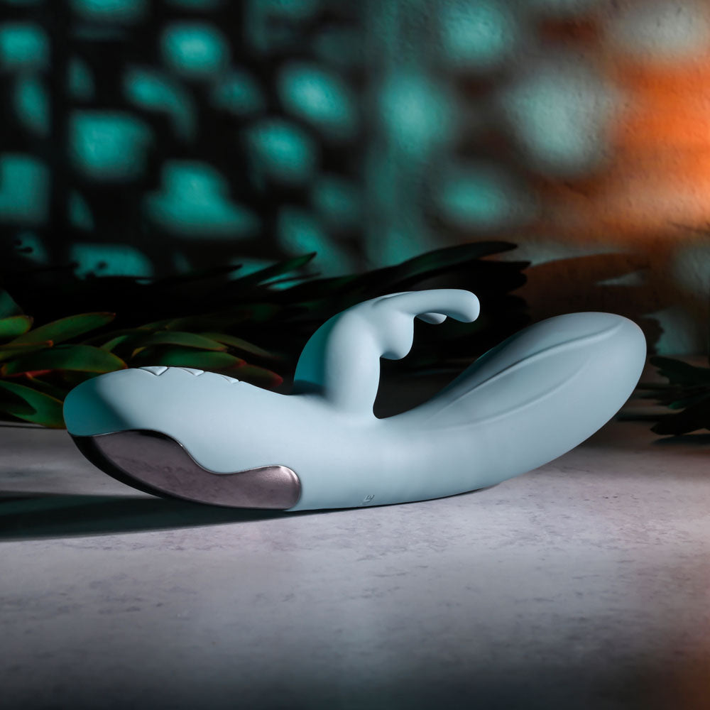 Evolved BOSS BUNNY - Baby Blue 20.1 cm Rabbit Vibrator