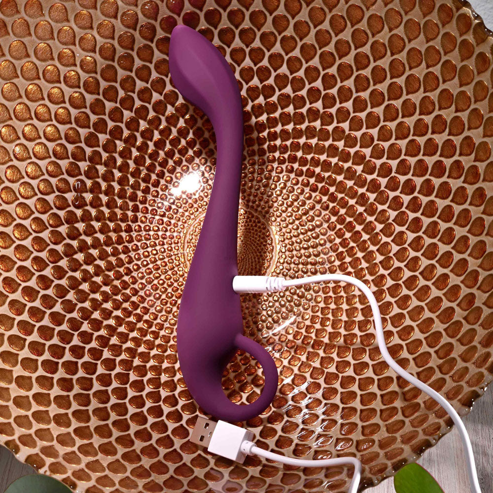 Evolved LOCHNESS G - Purple 19 cm USB Rechargeable Vibrator - Naughty by Nature Adult Store