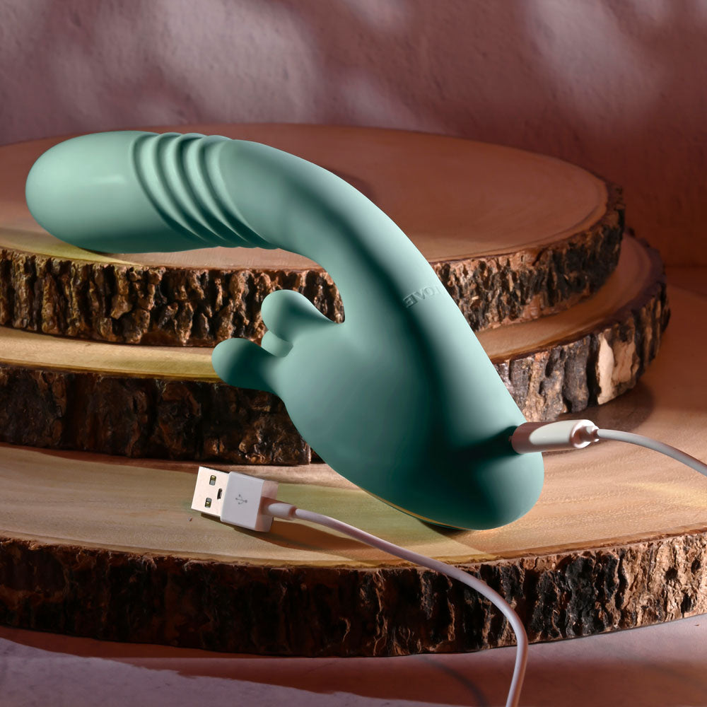 Evolved THRUST INTO ECSTASY - Thrusting & Rotating Vibrator - Naughty by Nature Adult Store