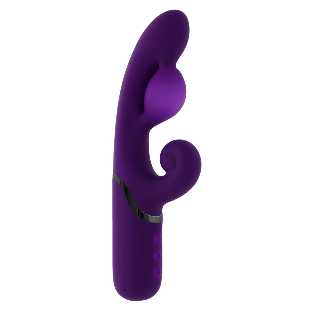 Evolved PLEASURE PUFF - Purple 24.1 cm Inflatable Rabbit Vibrator