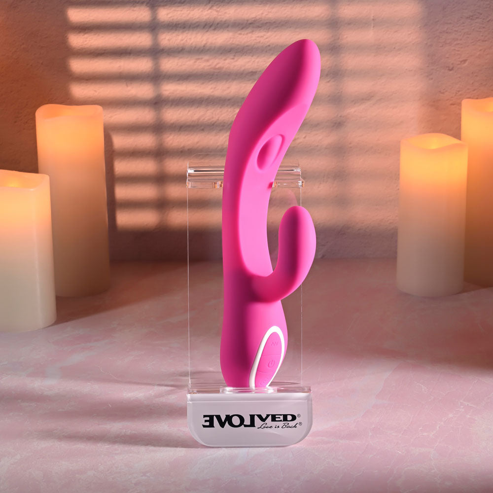 Evolved G Tapper Pink Rechargeable Rabbit Vibrator