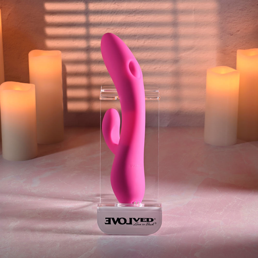 Evolved G Tapper Pink Rechargeable Rabbit Vibrator
