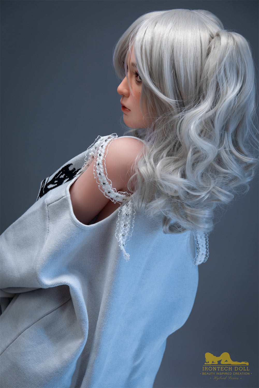 Irontech 154cm Misa Hybrid Sex Doll With TPE Body And Silicone Head