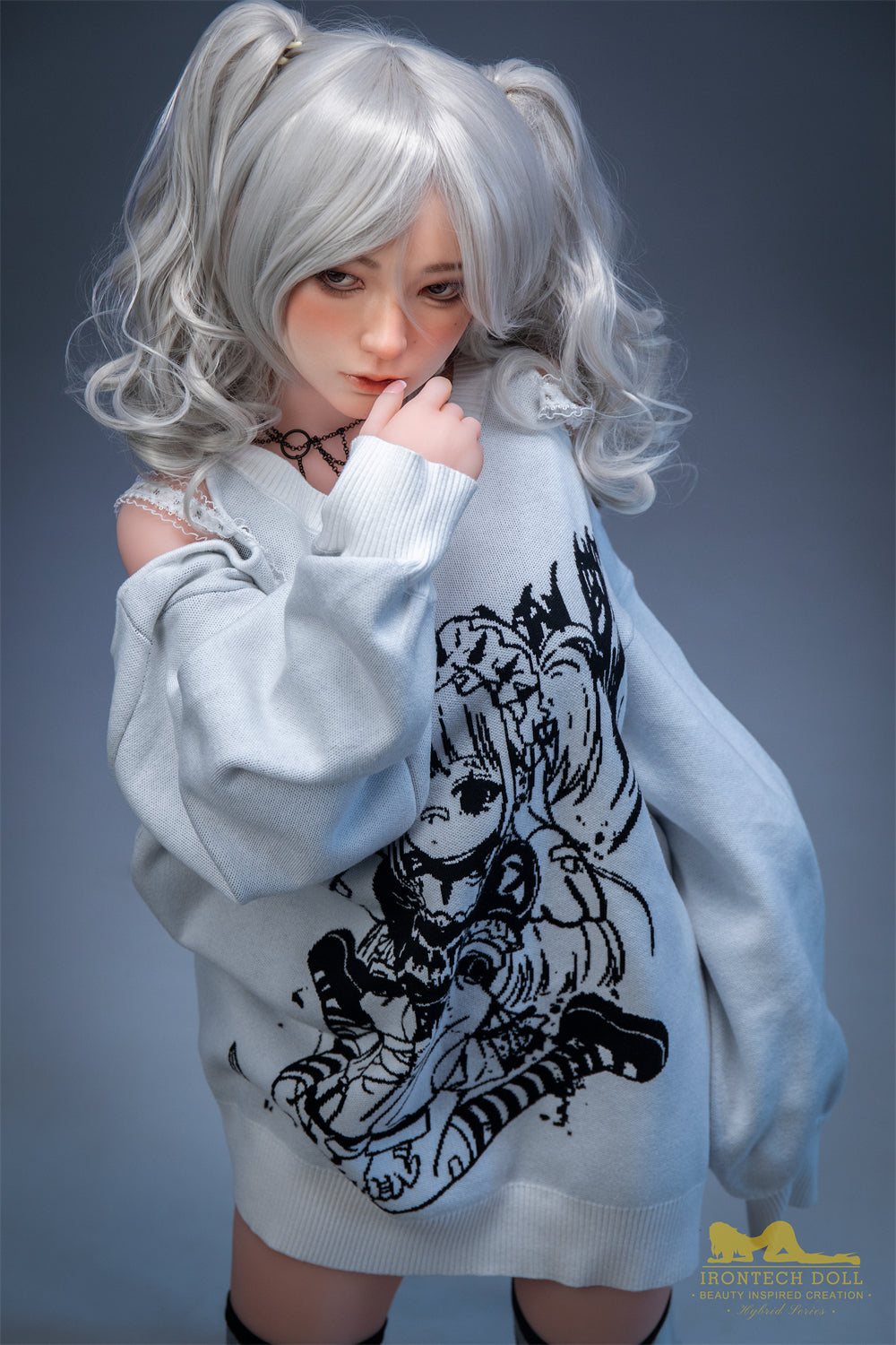 Irontech 154cm Misa Hybrid Sex Doll With TPE Body And Silicone Head