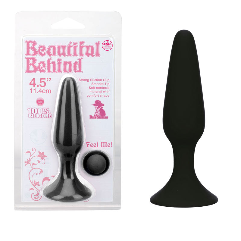 Beautiful Behind - Black 11.5 cm Butt Plug - Naughty by Nature Adult Store