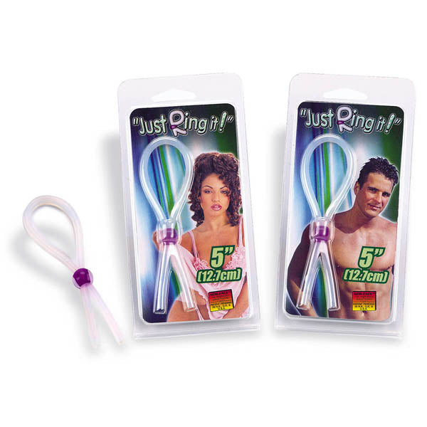 Just Ring It - Clear Cock Lasso Ring - Naughty by Nature Adult Store