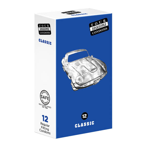 Regular Condoms - Regular Fit Lubricated Condoms - 12 Pack - Naughty by Nature Adult Store