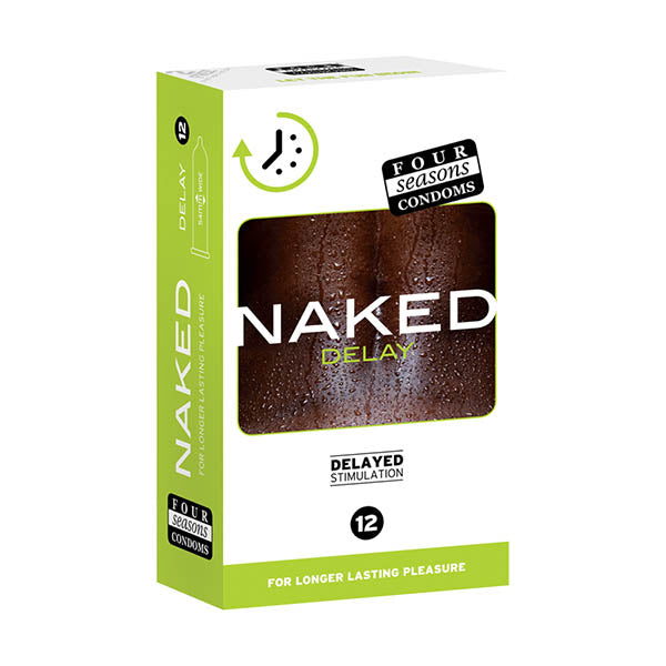 Four Seasons Naked Delay - Ultra Thin Condoms - 12 Pack - Naughty by Nature Adult Store