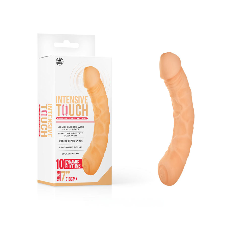 Intensive Touch - Flesh - Flesh 18 cm USB Rechargeable Vibrator - Naughty by Nature Adult Store