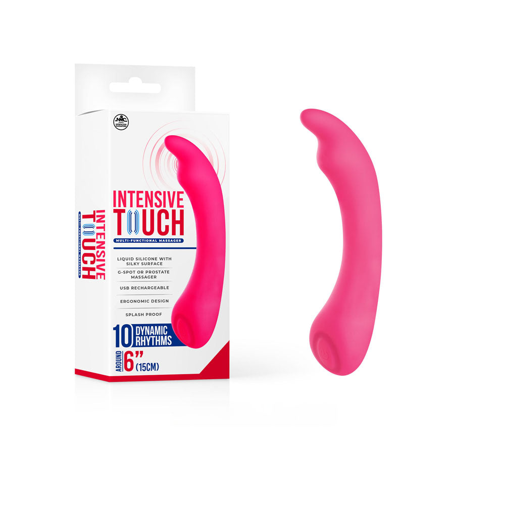 Intensive Touch - Pink - Pink 15 cm USB Rechargeable Vibrator - Naughty by Nature Adult Store