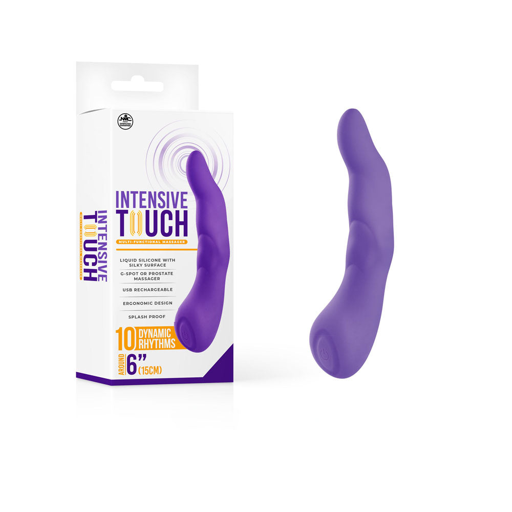 Intensive Touch - Purple - Purple 15 cm USB Rechargeable Vibrator - Naughty by Nature Adult Store