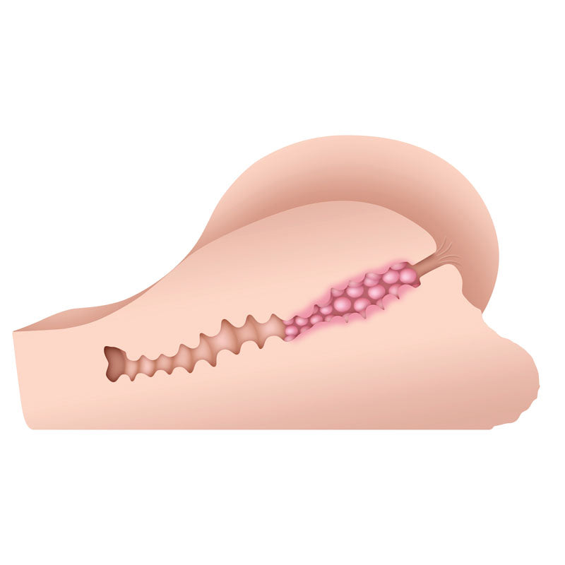 Gender X A HANDFUL Light - Flesh Male Masturbator - Naughty by Nature Adult Store