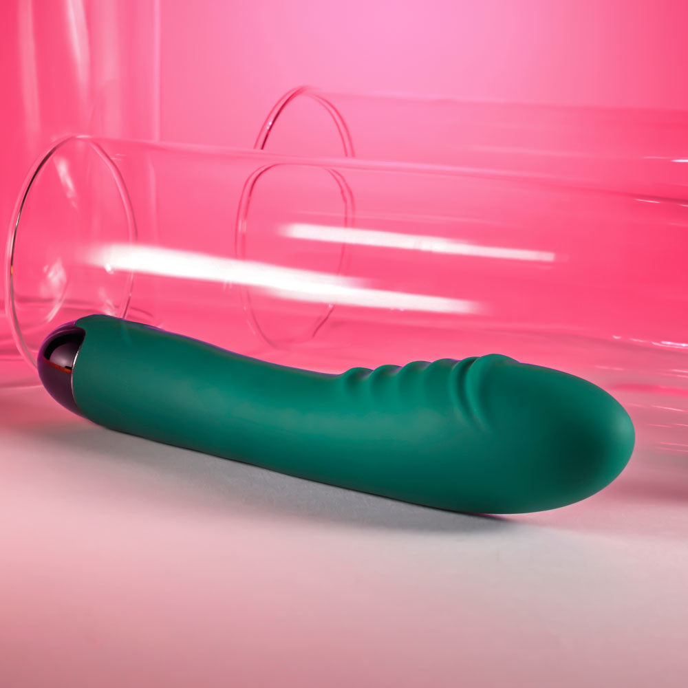 Gender X PIROUETTE - Green 20.6 cm USB Rechargeable Vibrator - Naughty by Nature Adult Store