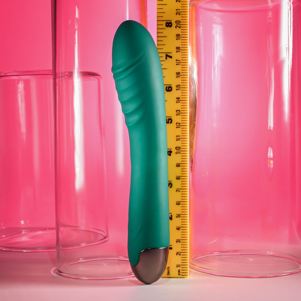 Gender X PIROUETTE - Green 20.6 cm USB Rechargeable Vibrator - Naughty by Nature Adult Store