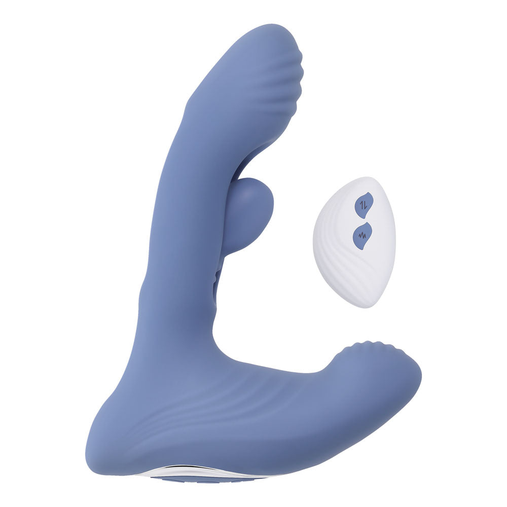 Gender X Flapjack Blue USB Rechargeable Flapping Vibrator