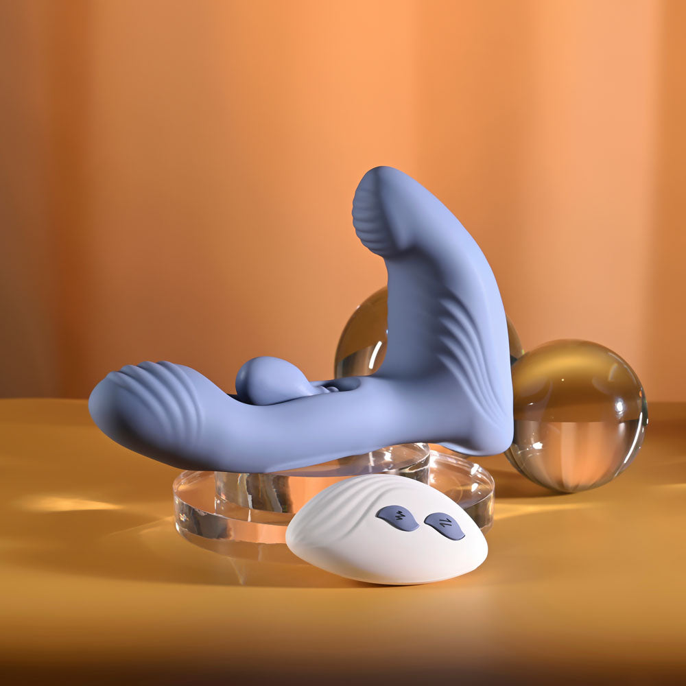 Gender X Flapjack Blue USB Rechargeable Flapping Vibrator