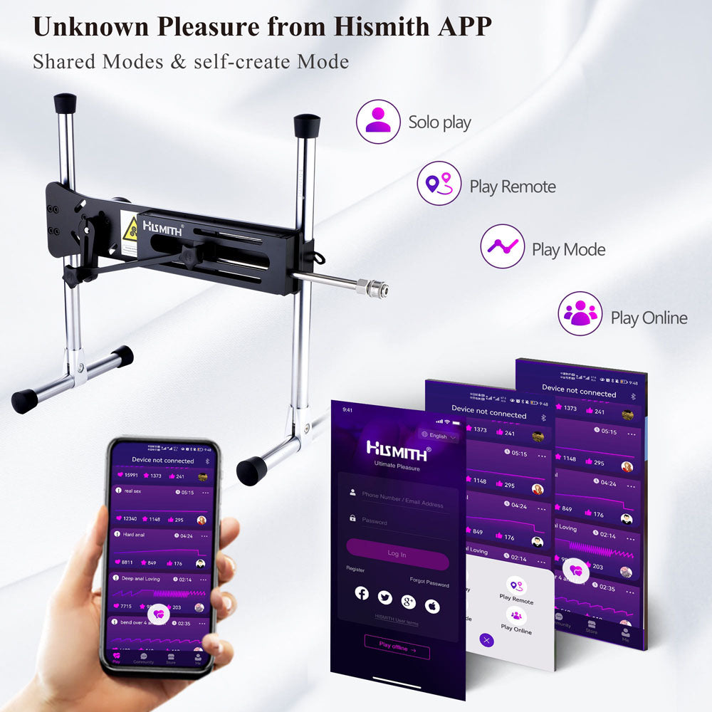 Hismith Premium 3.0 Sex Machine With App Control Remote