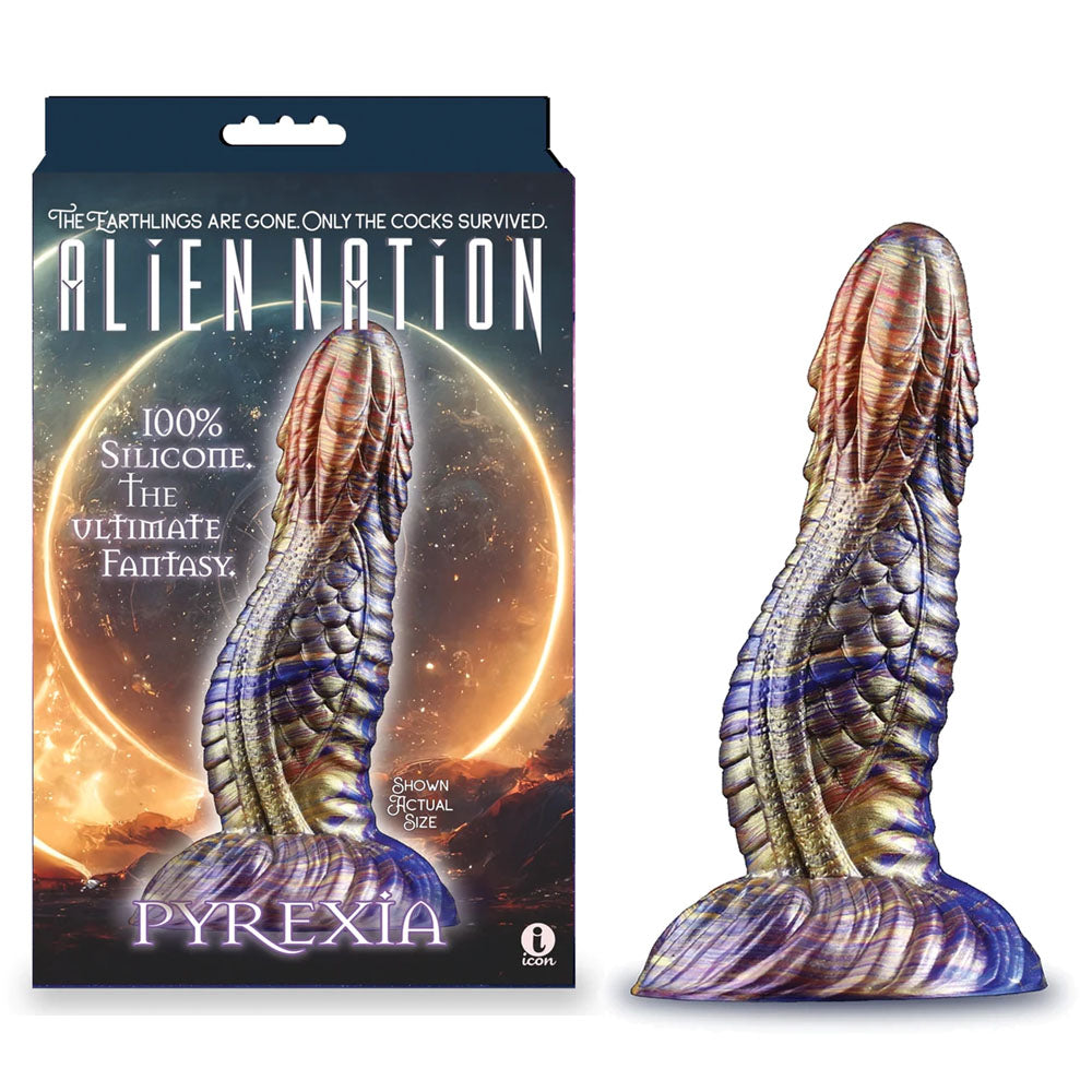 Alien Nation - Pyrexia - Metallic Coloured 17.8 cm Fantasy Dong - Naughty by Nature Adult Store