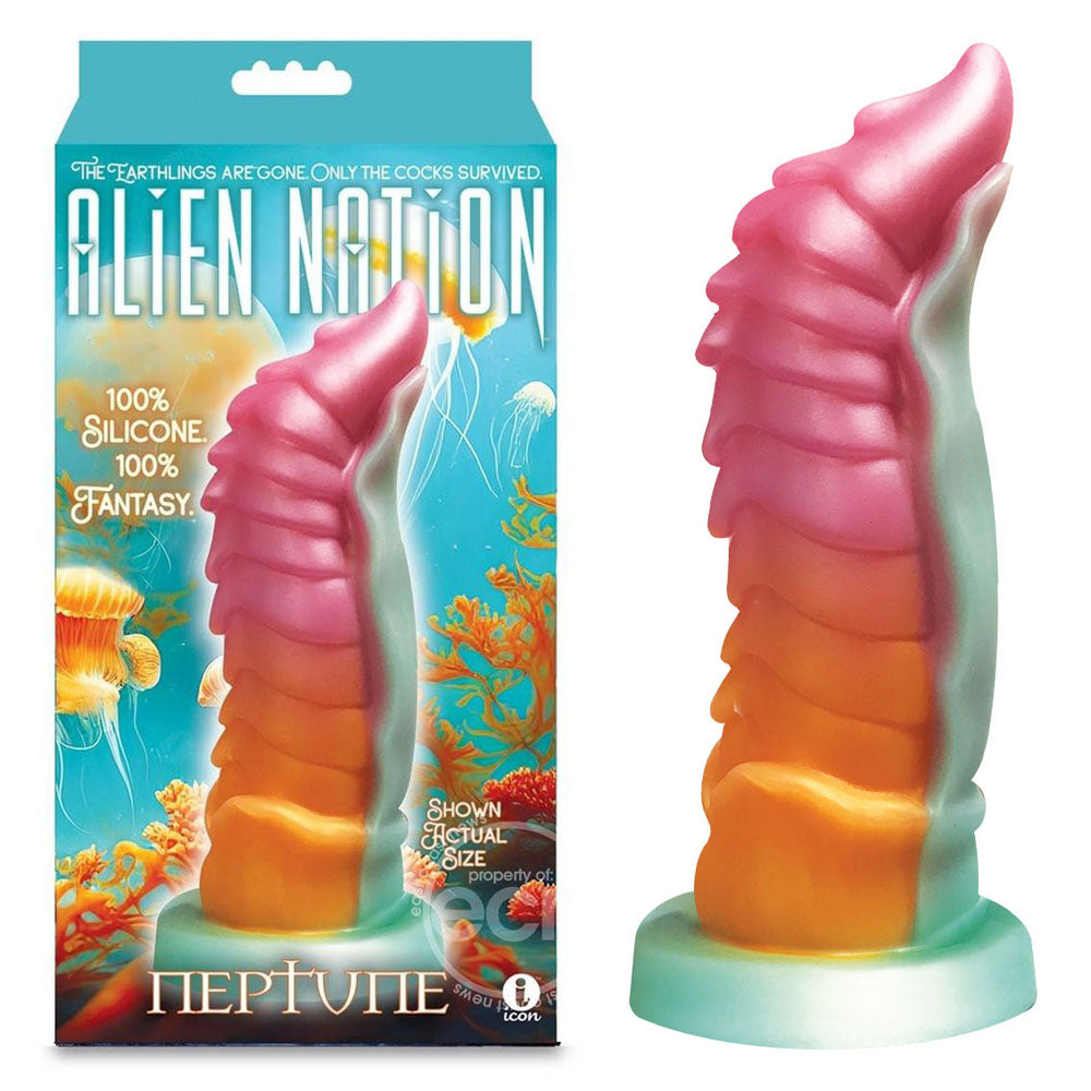 Alien Nation - Neptune - Coloured 20.3 cm Fantasy Dong - Naughty by Nature Adult Store