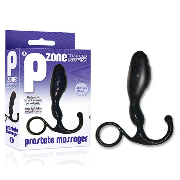 The 9's P- Zone Advanced - Black Prostate Massager - Naughty by Nature Adult Store