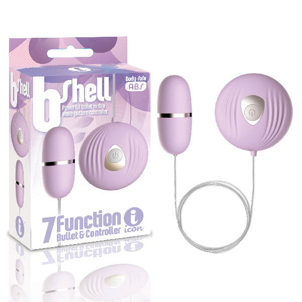 The 9's b-Shell - Purple Bullet with Remote Control - Naughty by Nature Adult Store