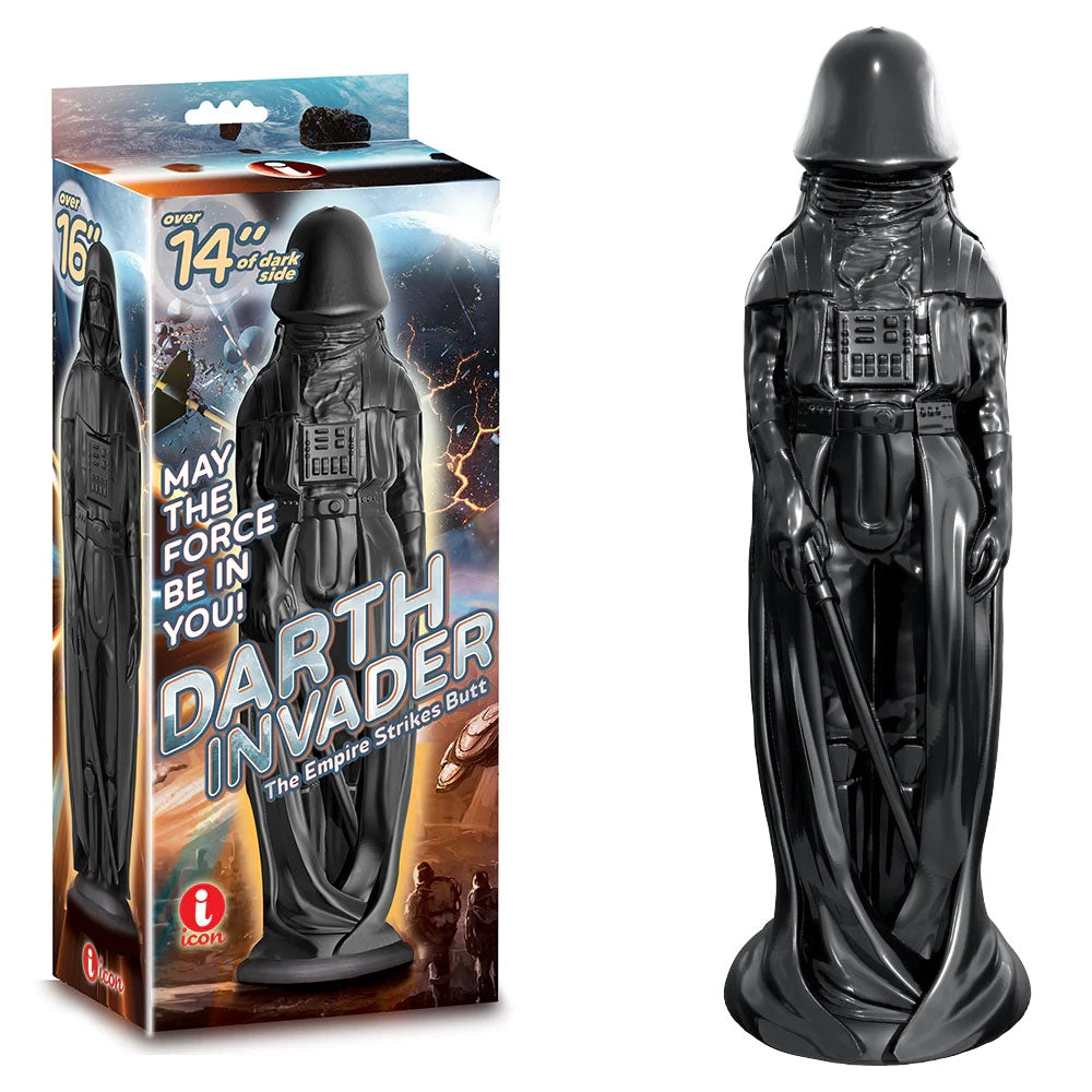 Darth Invader - Black 35.5 cm (14'') Dong - Naughty by Nature Adult Store