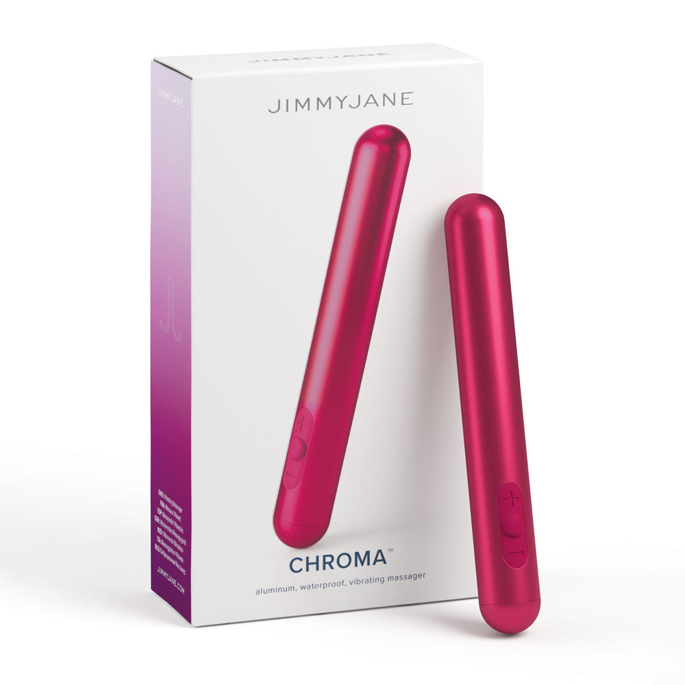 JimmyJane Chroma - Pink - Pink 14 cm USB Rechargeable Bullet - Naughty by Nature Adult Store
