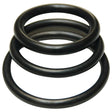 KinkLab Rubber Cock Rings - Black Rubber Cock Rings - Set of 3 Sizes - Naughty by Nature Adult Store