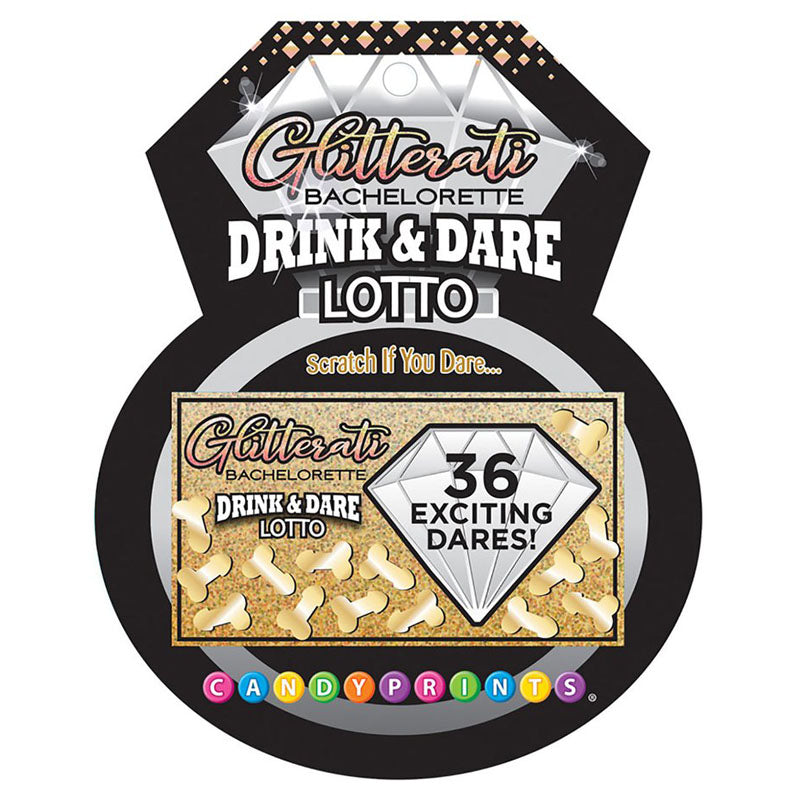 Glitterati - Drink And Dare Lotto - Hens Party Lotto Game - Naughty by Nature Adult Store