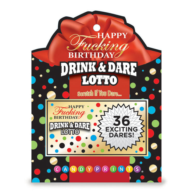 Happy Fucking Birthday Lotto - Party Lotto Game - Naughty by Nature Adult Store