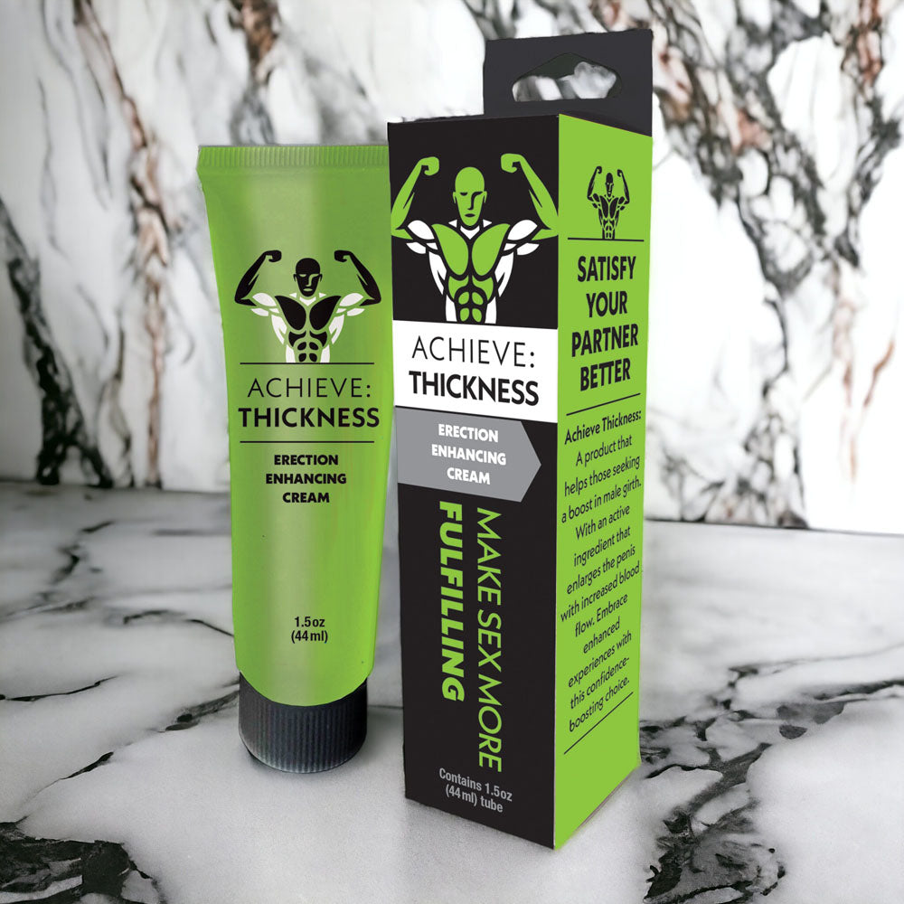 Achieve: Thickness - Erection Enhancing Cream for Men - Naughty by Nature Adult Store