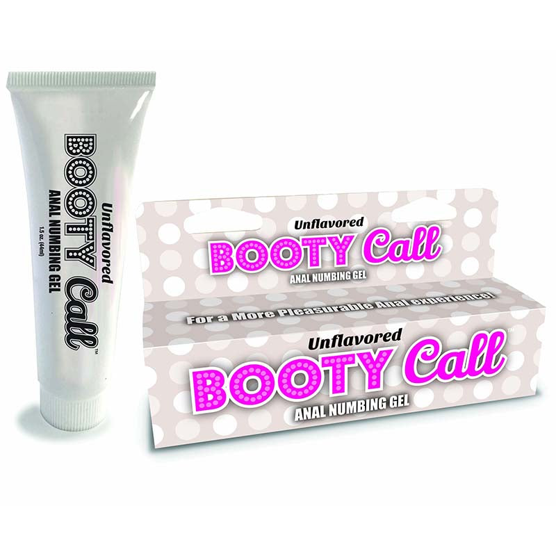 Booty Call Anal Numbing Gel - Unflavoured Anal Numbing Gel - 44 ml (1.5 oz) Tube - Naughty by Nature Adult Store