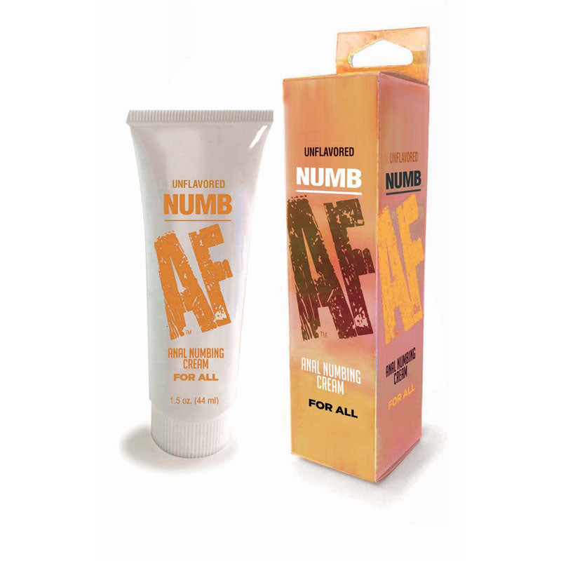 Numb AF - Unflavoured Anal Numbing Cream - 44 ml Tube - Naughty by Nature Adult Store