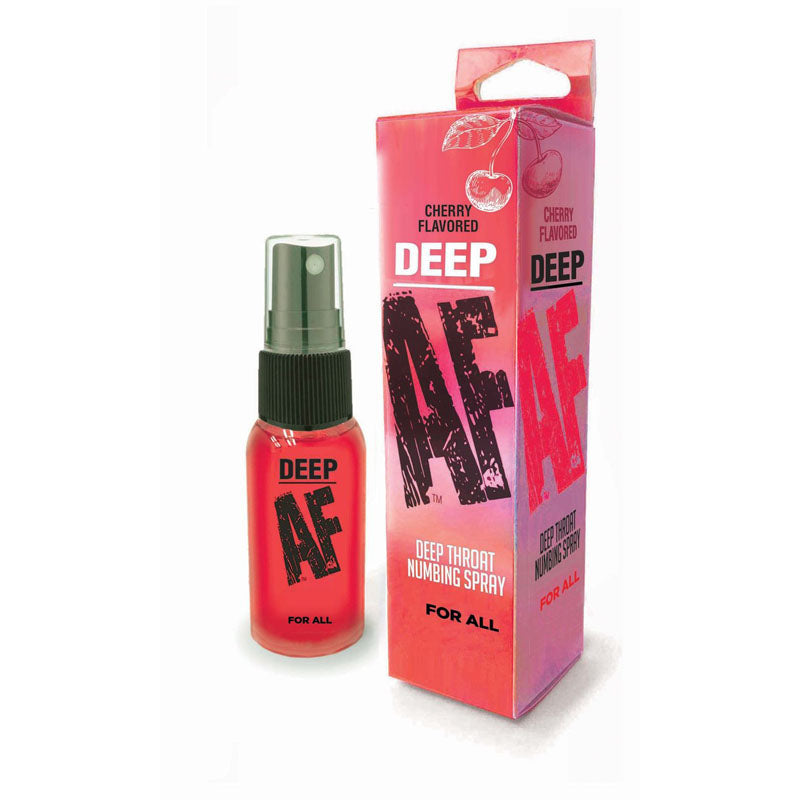 Deep AF - Cherry - Cherry Flavoured Deep Throat Spray - 29 ml - Naughty by Nature Adult Store
