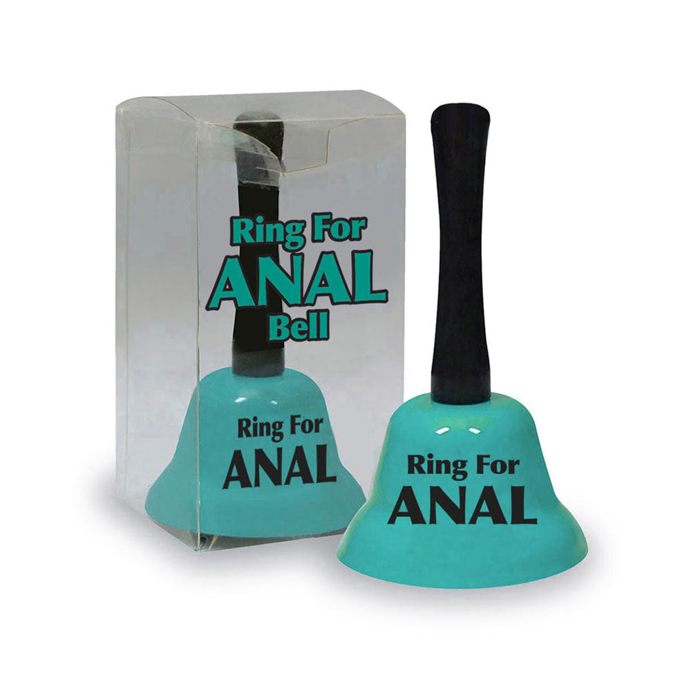 Ring For Anal Bell - Teal Novelty Bell - Naughty by Nature Adult Store