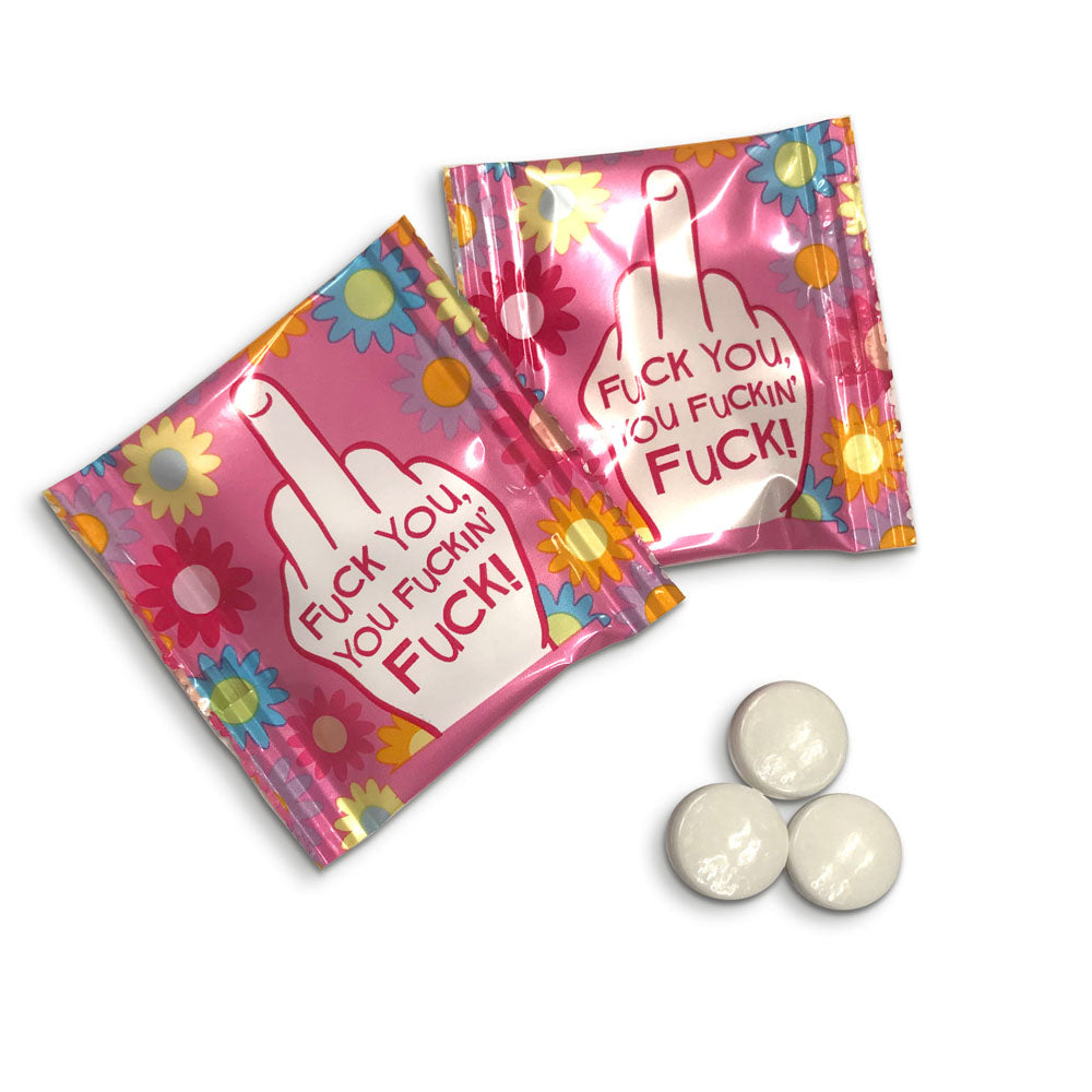 Fuck You, You Fuckin Fuck! Mints - Bag of 25 - Naughty by Nature Adult Store