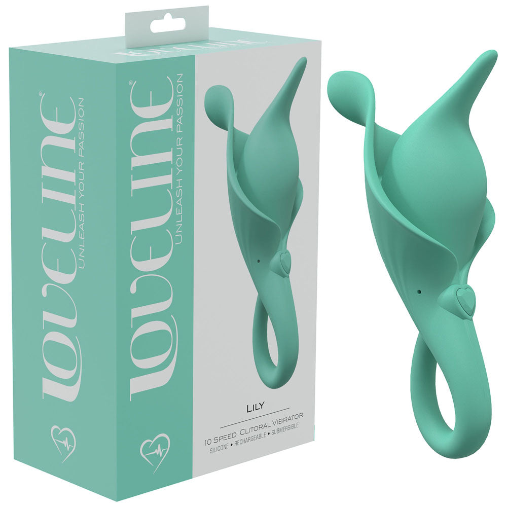 LOVELINE Lily - Green - Green USB Rechargeable Stimulator - Naughty by Nature Adult Store