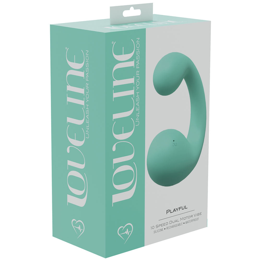 LOVELINE Playful - Green Dual Vibrator
