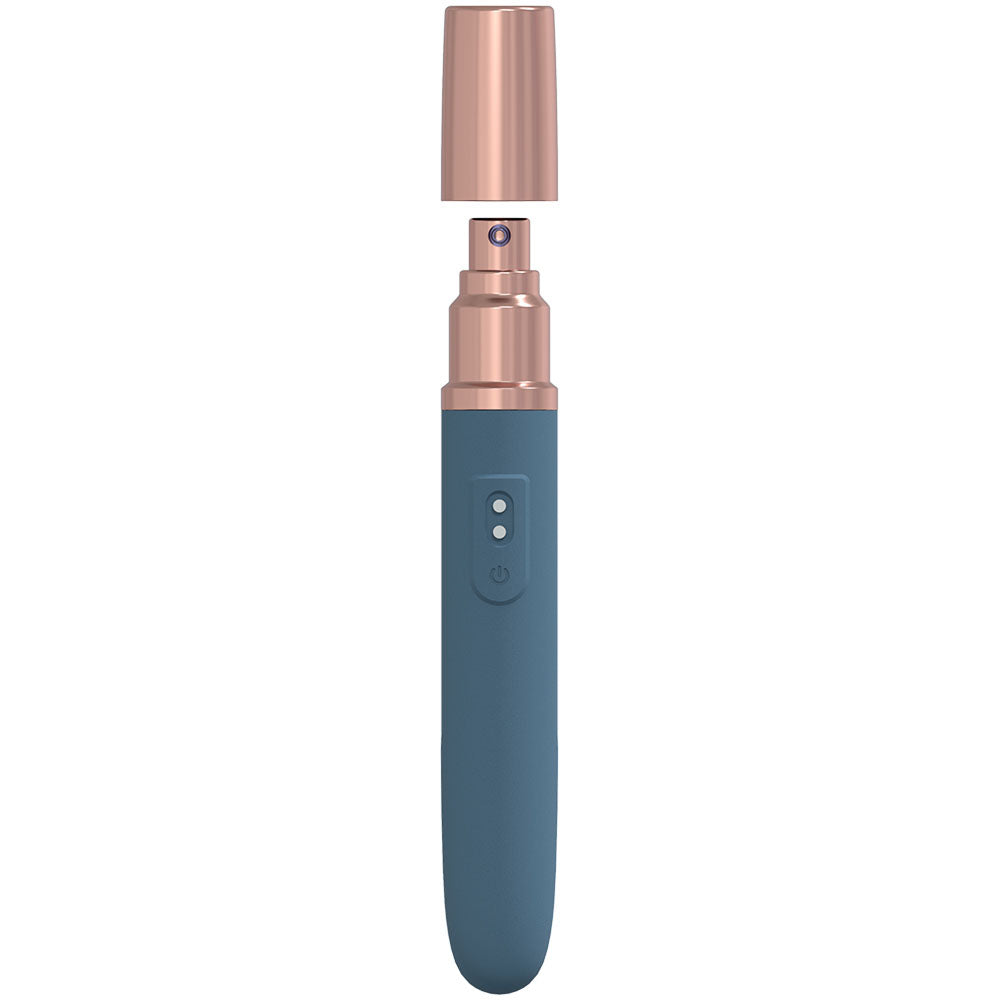 LOVELINE The Traveler - Blue Vibrator with Lube Applicator