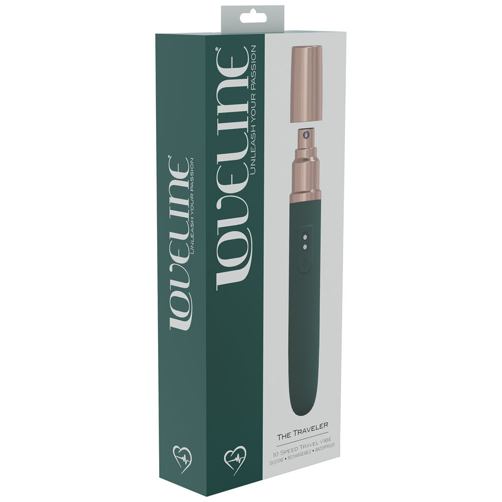 LOVELINE The Traveler Vibrator with Lube Applicator