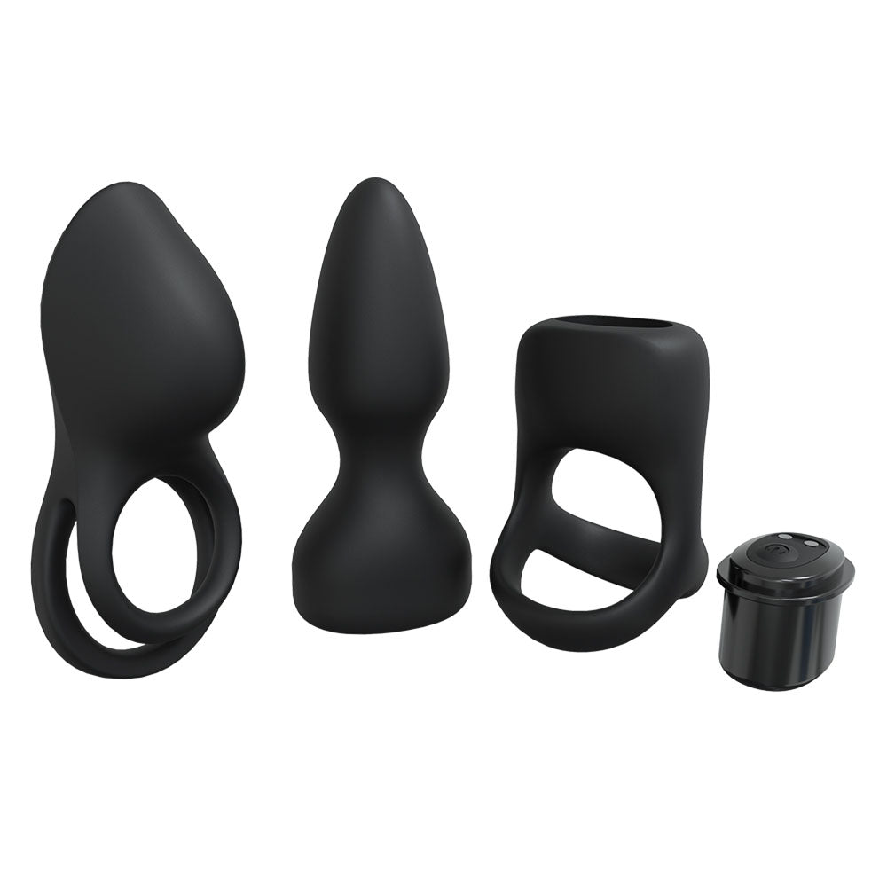 LOVELINE Pleasure Kit - Rechargeable Male Kit - 3 Piece Set