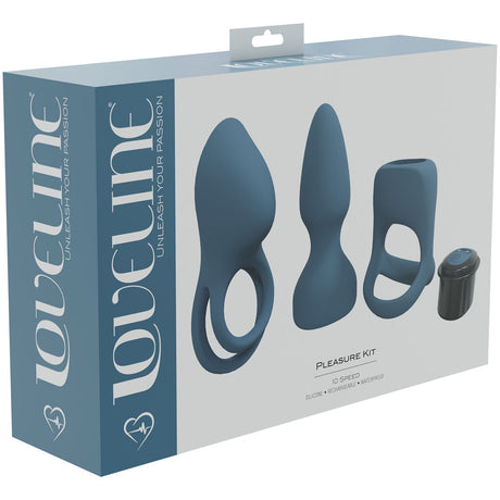 LOVELINE Pleasure Kit - Rechargeable Male 3 Piece Set