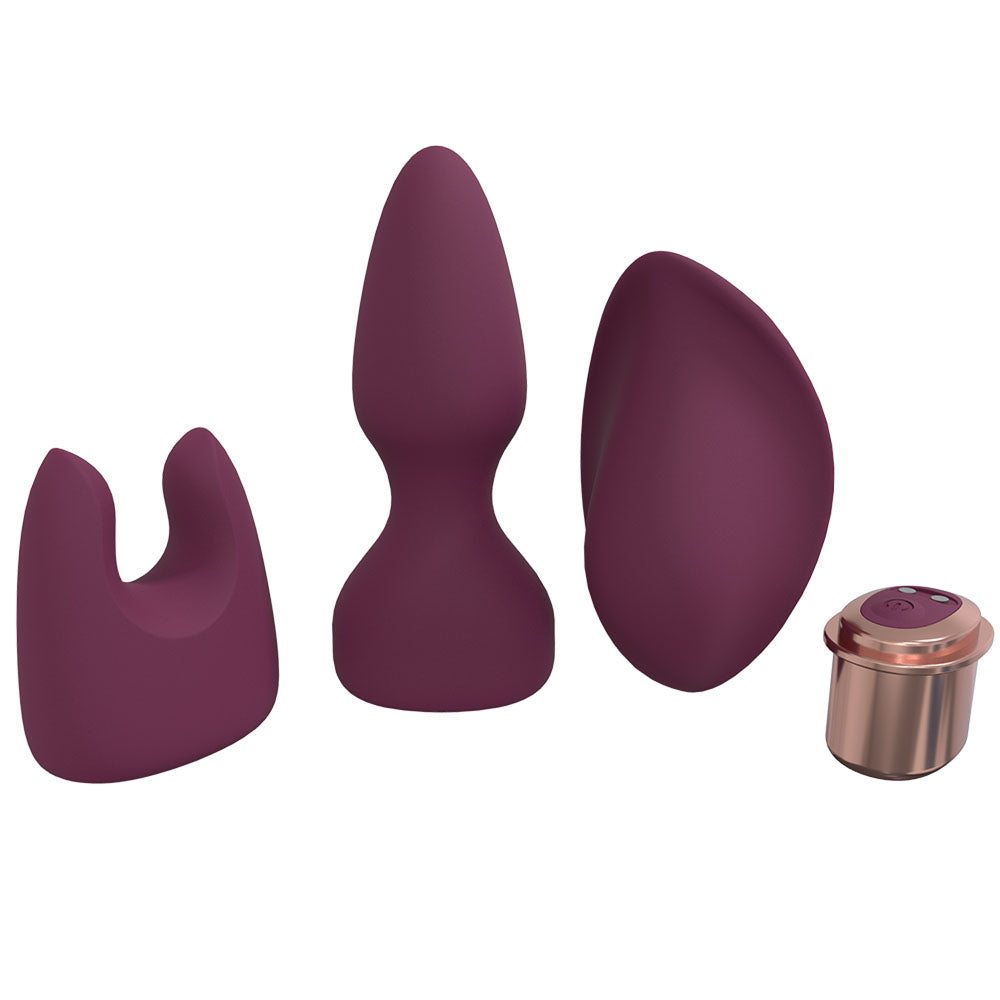 LOVELINE Ultimate Kit - Burgundy Rechargeable 3 Piece Set