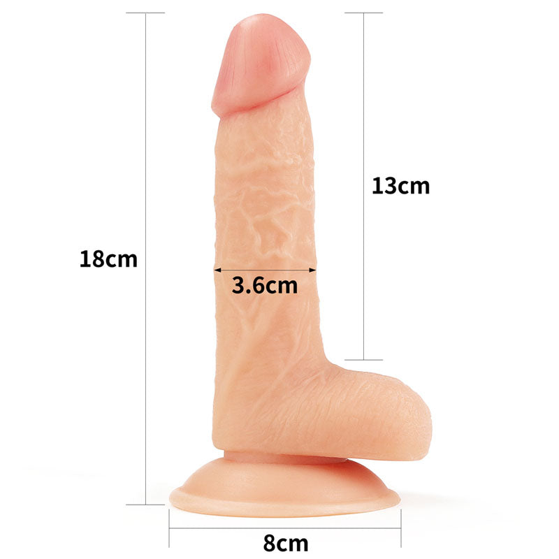 The Ultra Soft Dude - Flesh 17.8 cm (7'') Dong - Naughty by Nature Adult Store