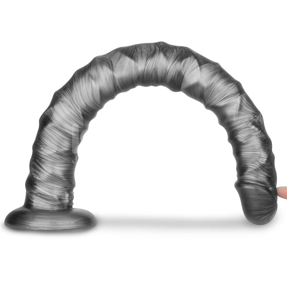 King Sized Vibrax Slider - (16'') USB Rechargeable Vibrating Dildo