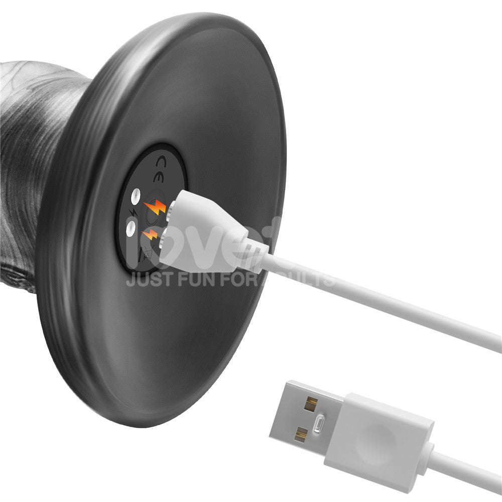 King Sized Vibrax Slider - (16'') USB Rechargeable Vibrating Dildo