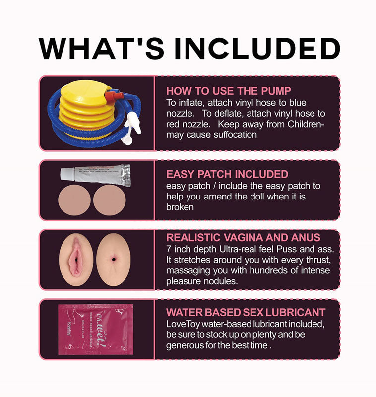 Victoria Horny Boobie Doll - Inflatable Love Doll - Naughty by Nature Adult Store